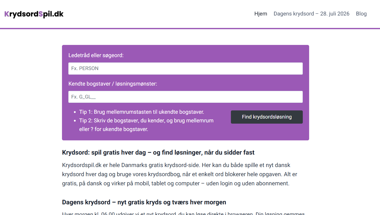 Krydsordspil
