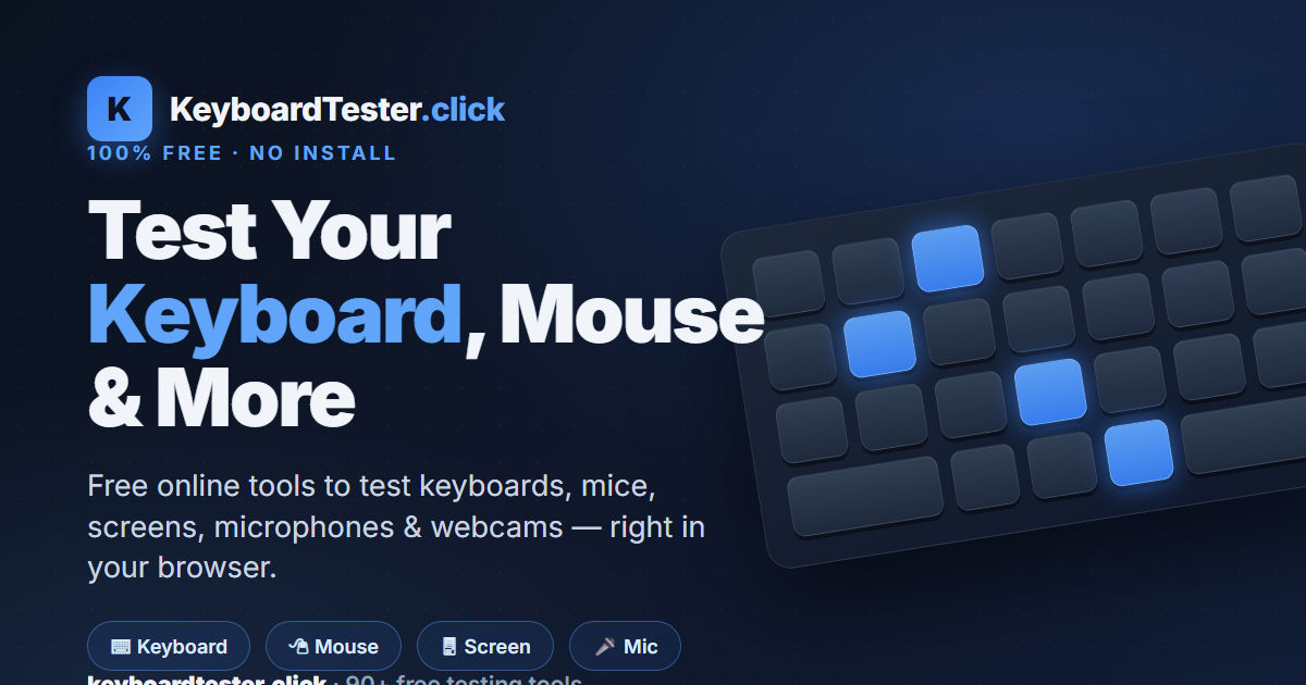KeyboardTester.click