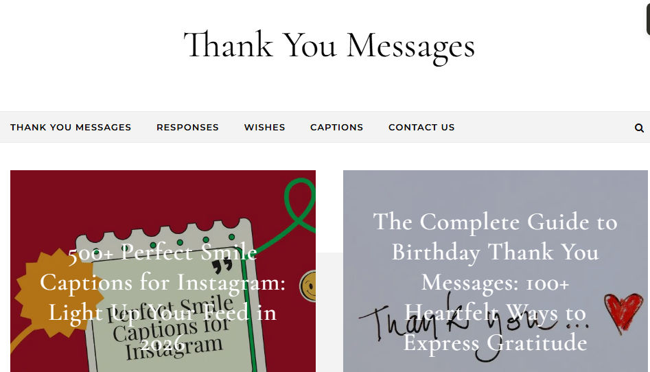 Thankyoumessages