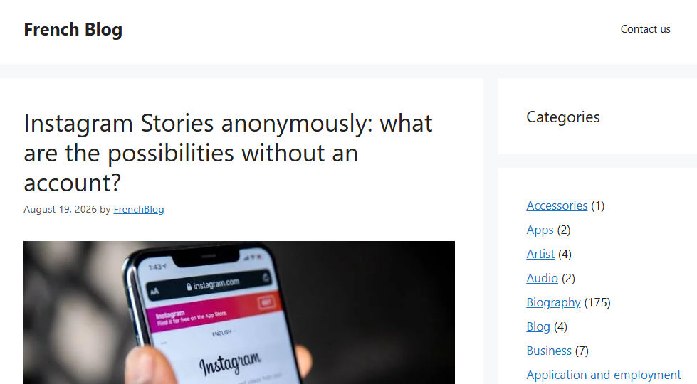 Frenchblog