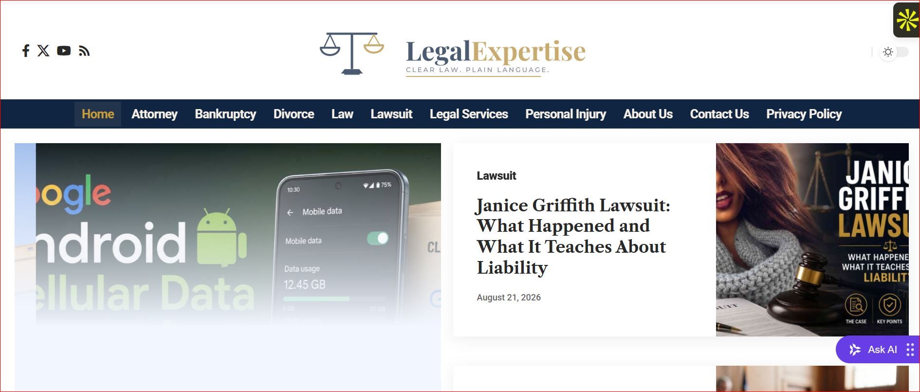 Legal Expertise