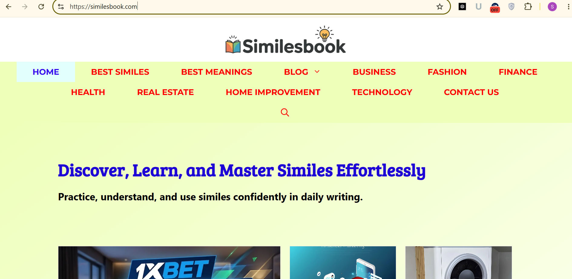 Similesbook