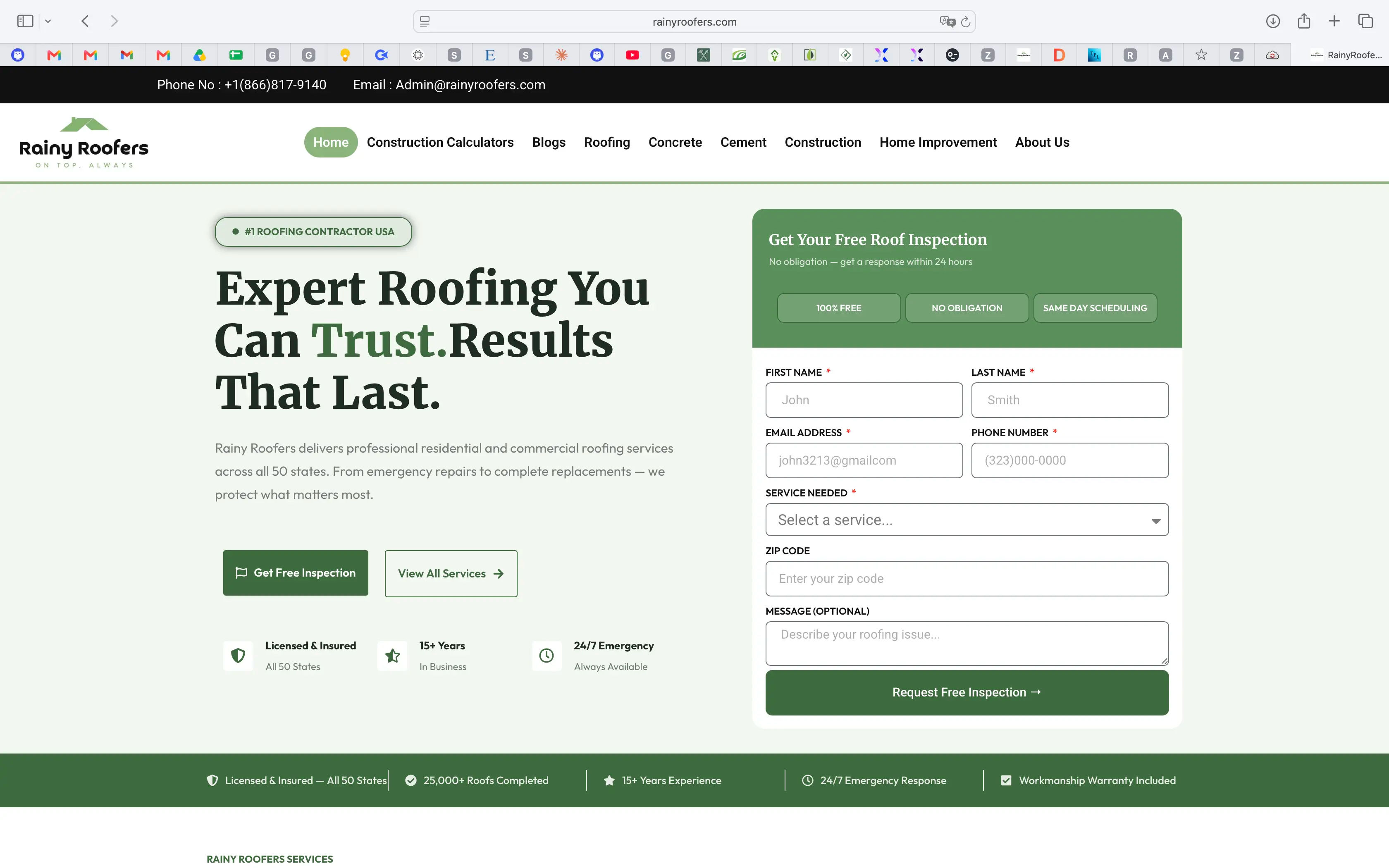 Rainyroofers