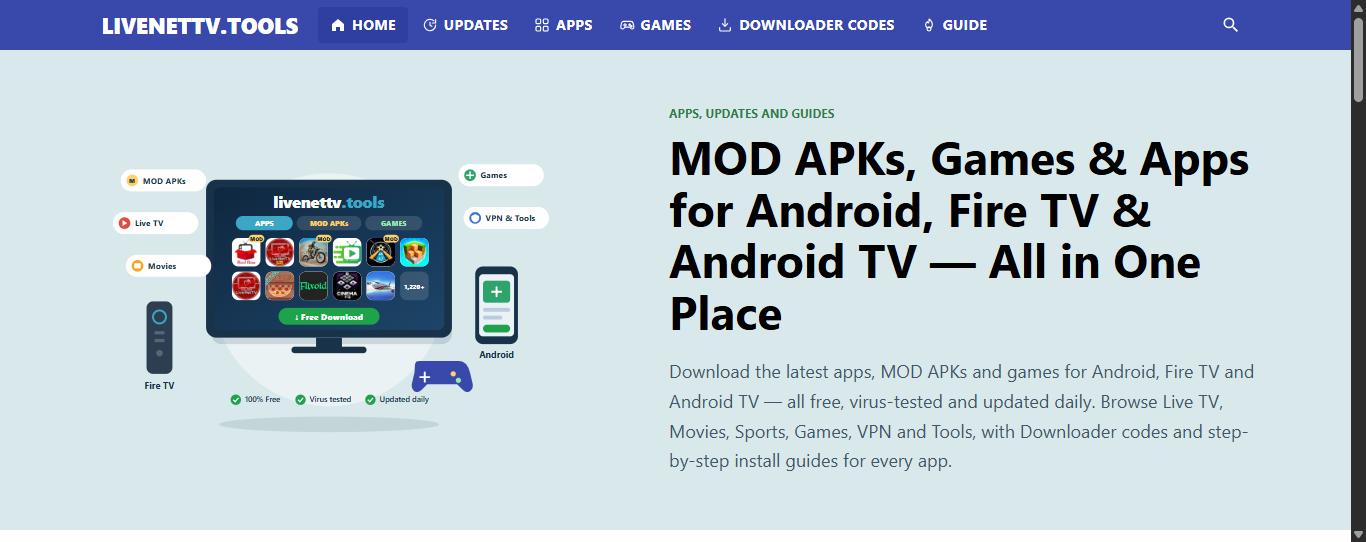 LiveNetTV Tools
