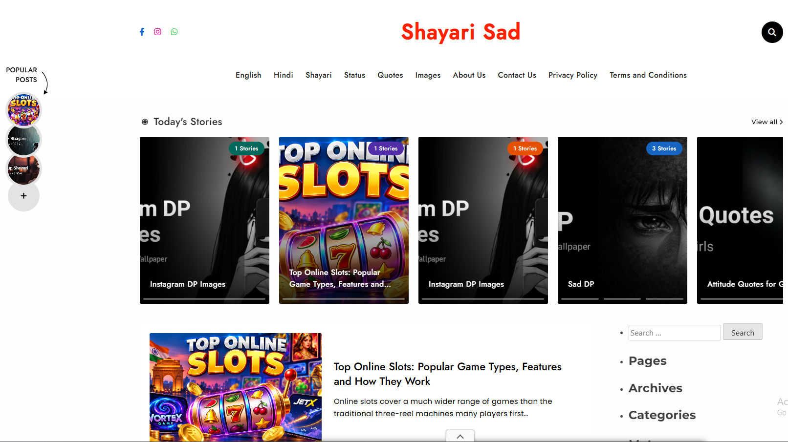 Shayari-sad