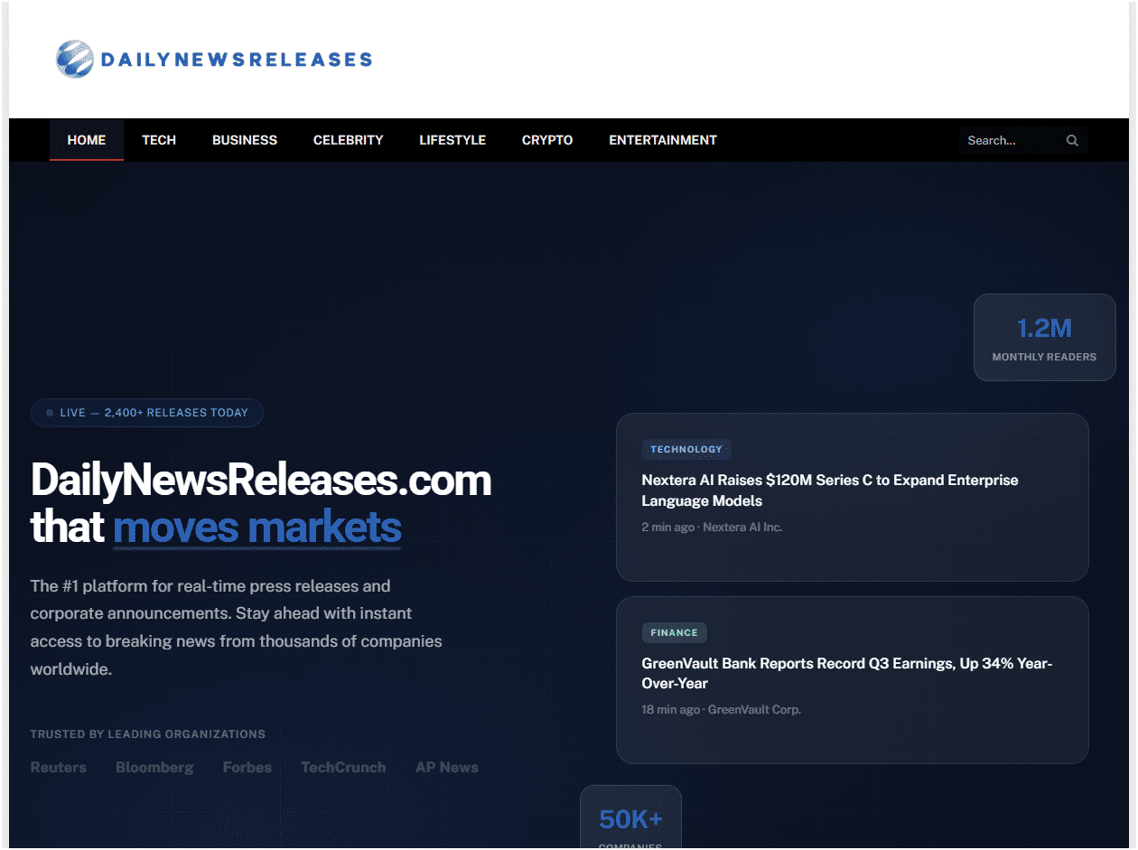 Dailynewsreleases.com
