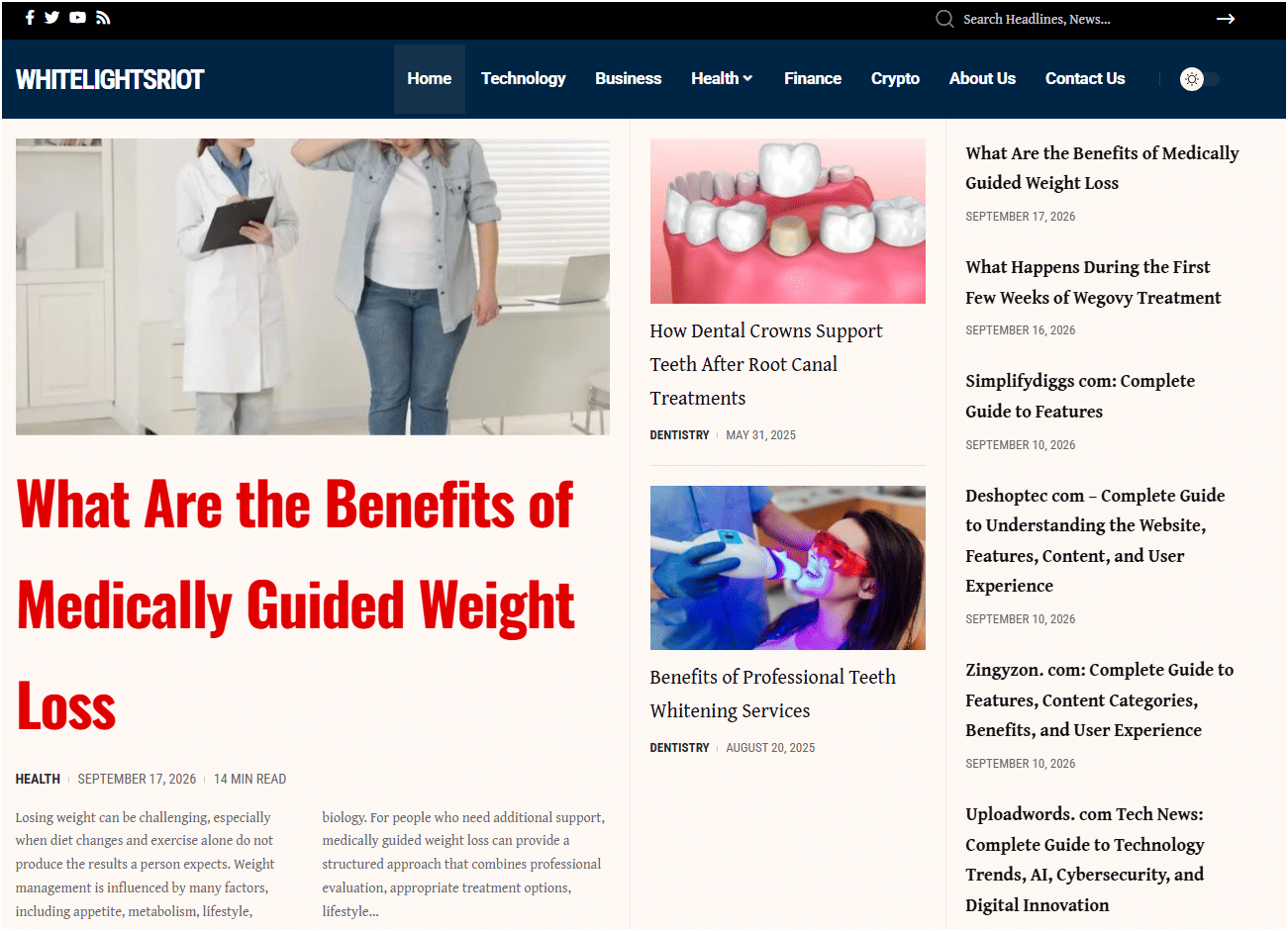 Whitelightsriot.com