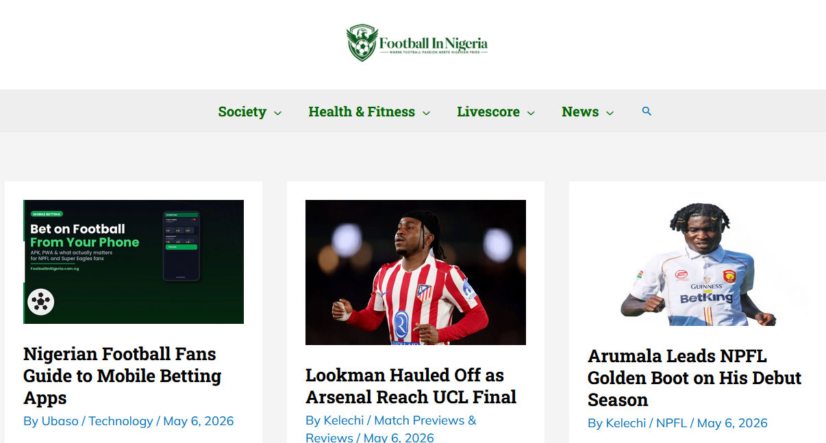 Football In Nigeria