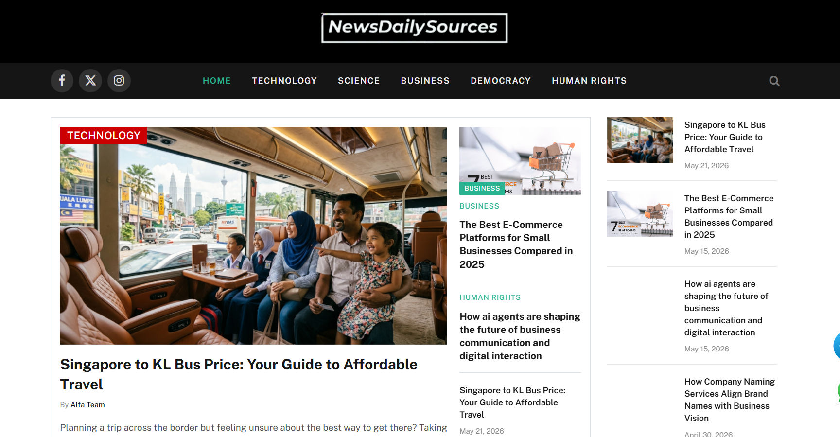 Newsdailysources