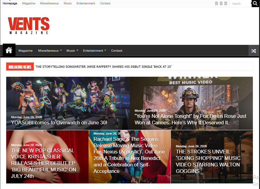 Vents Magazine.com