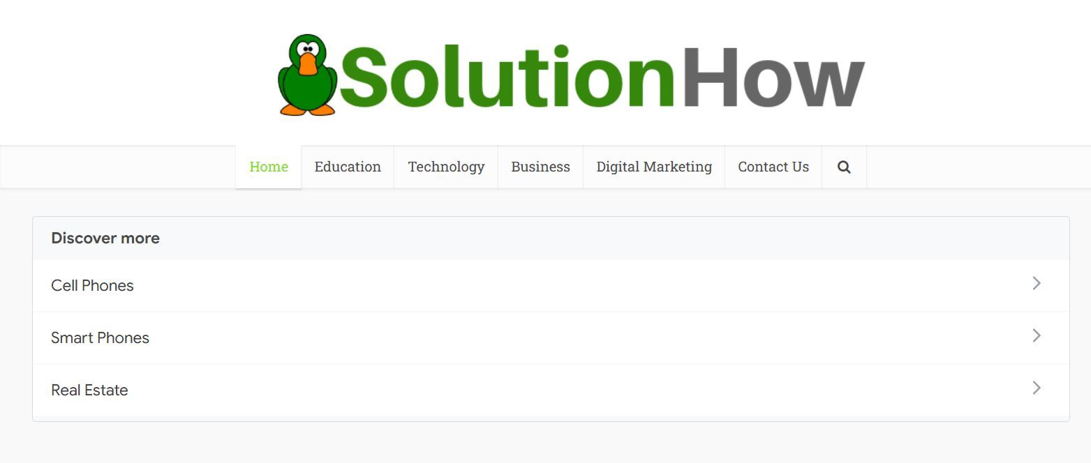 Solution How