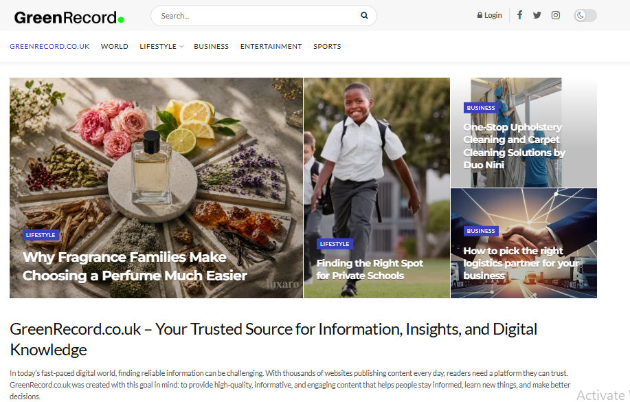 Greenrecord.co.uk