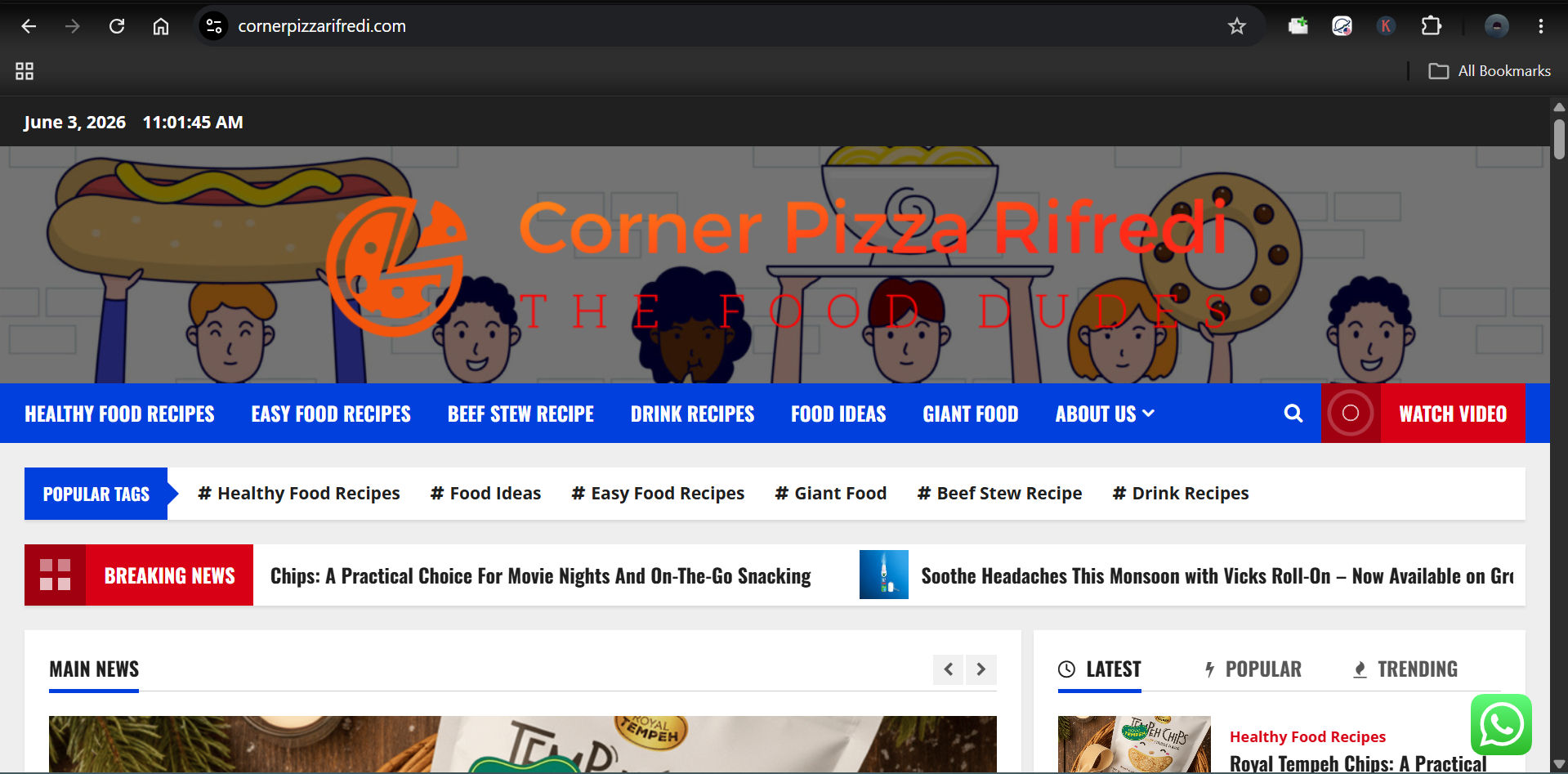 Cornerpizzarifredi
