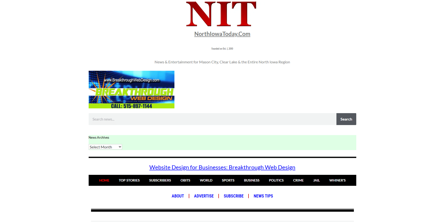 Northiowatoday