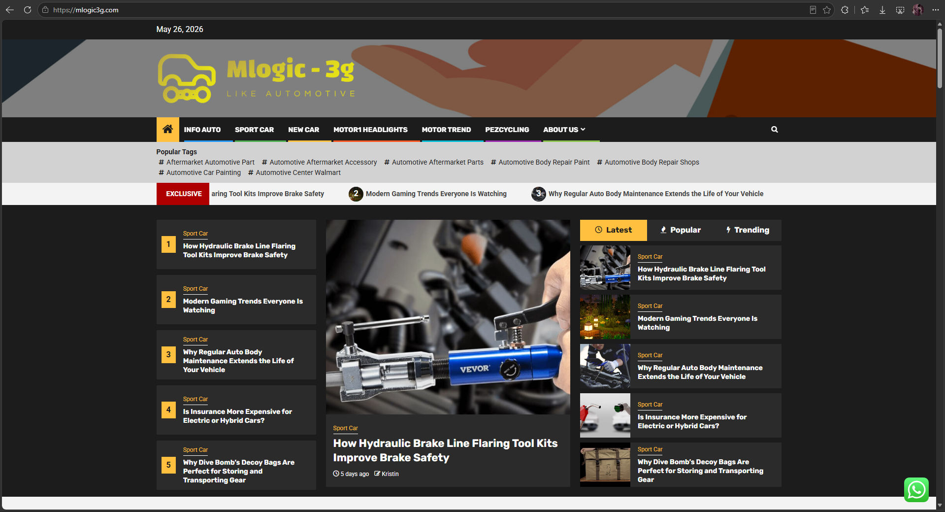 Mlogic 3 Auto