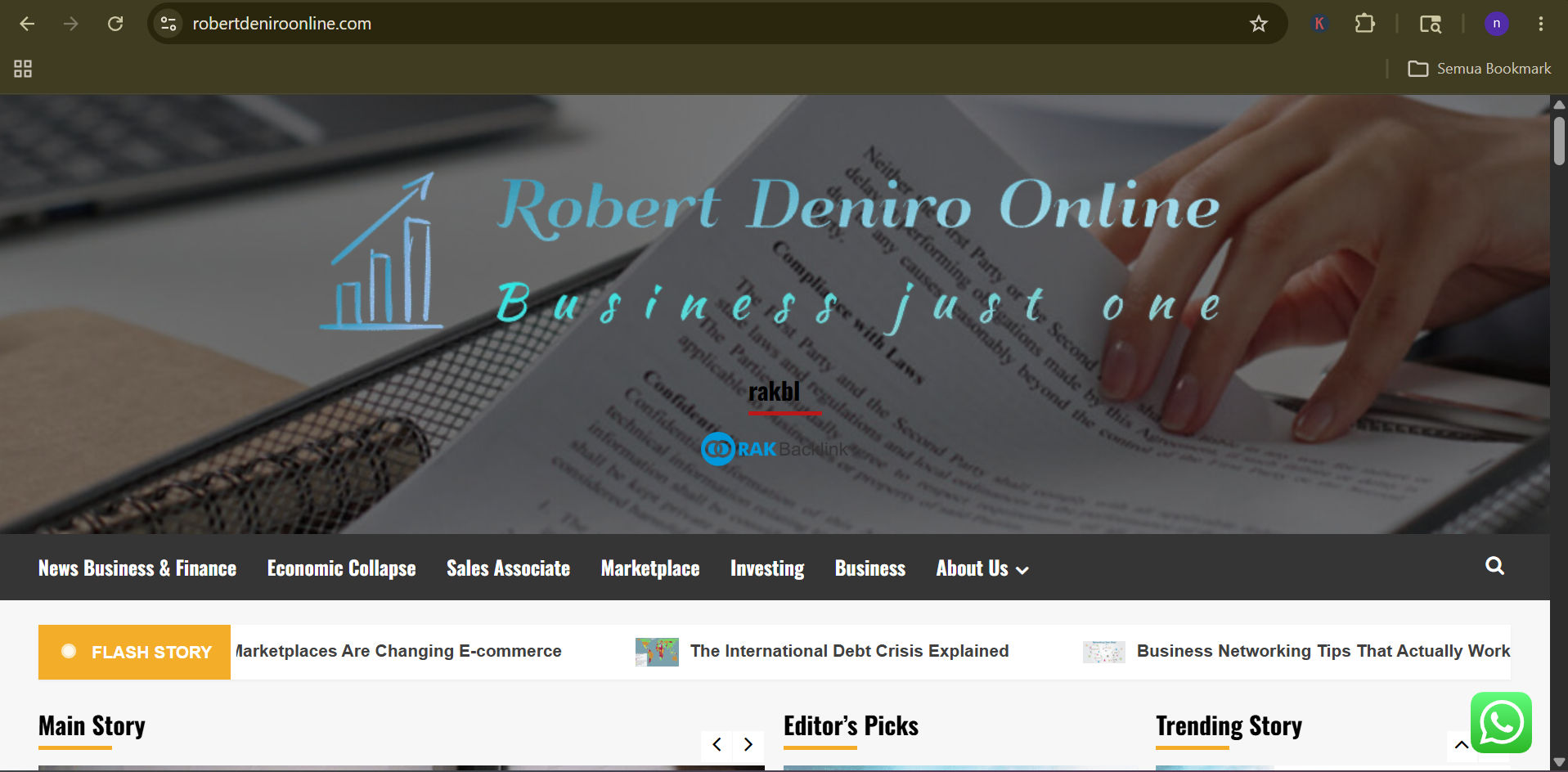 Robert Deniro Online