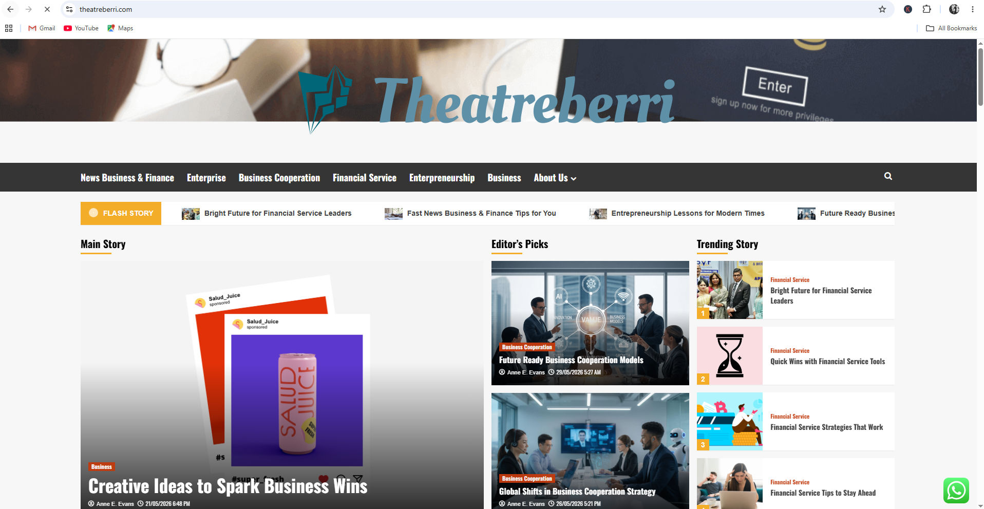 Theatreberri Business