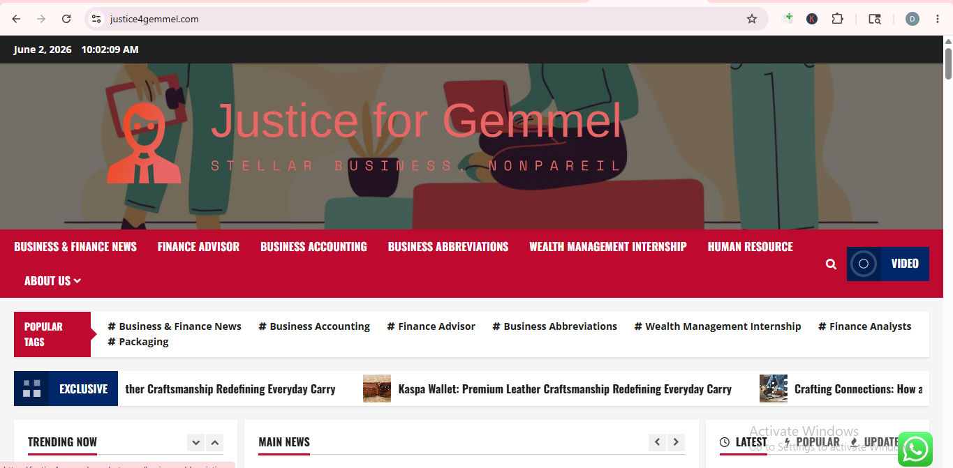Justice Business