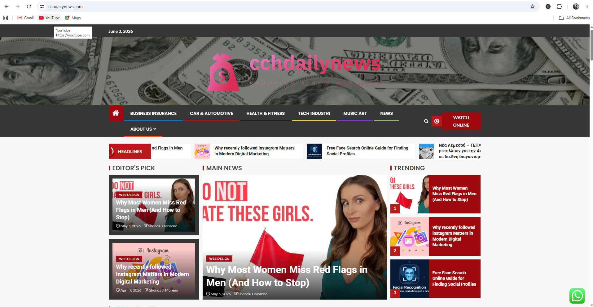 Cchdaily News Business