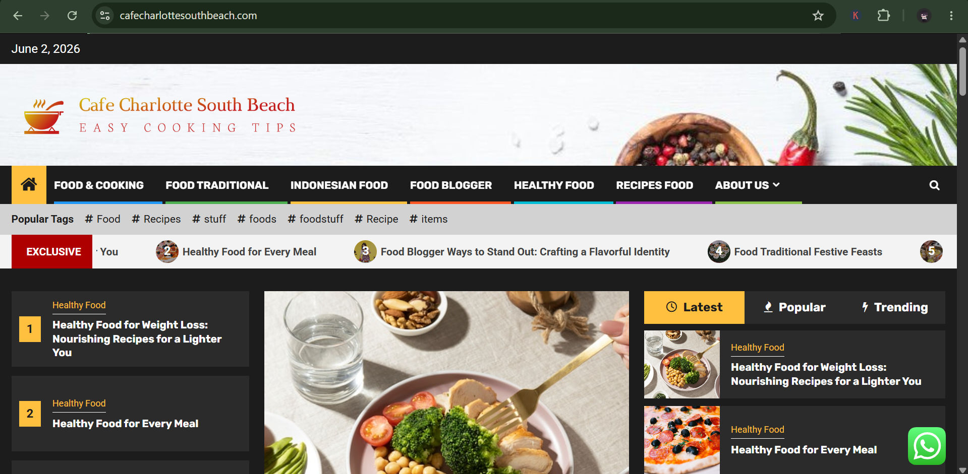 Cafec Harlotte Southa Beach