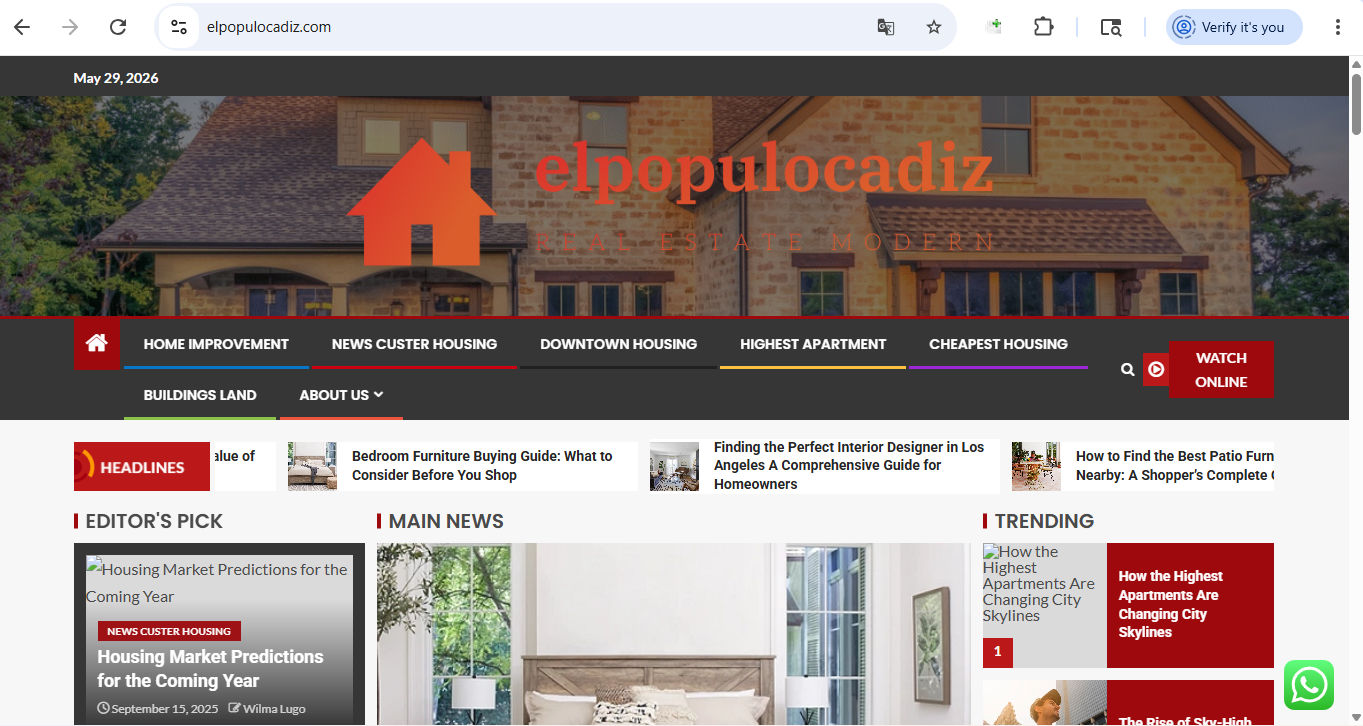 Elpopulocadiz  Real Estate Modern