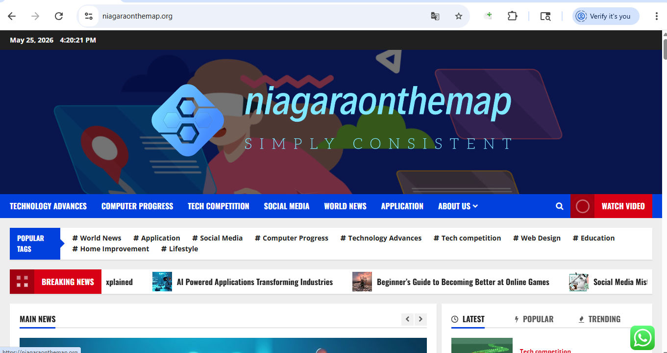 Niagaraonthemap Simply Consistent