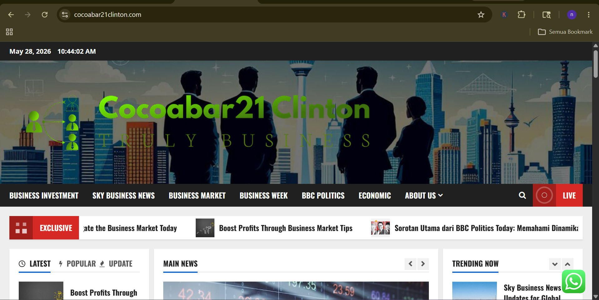 Cocoabar21clinton Truly Business