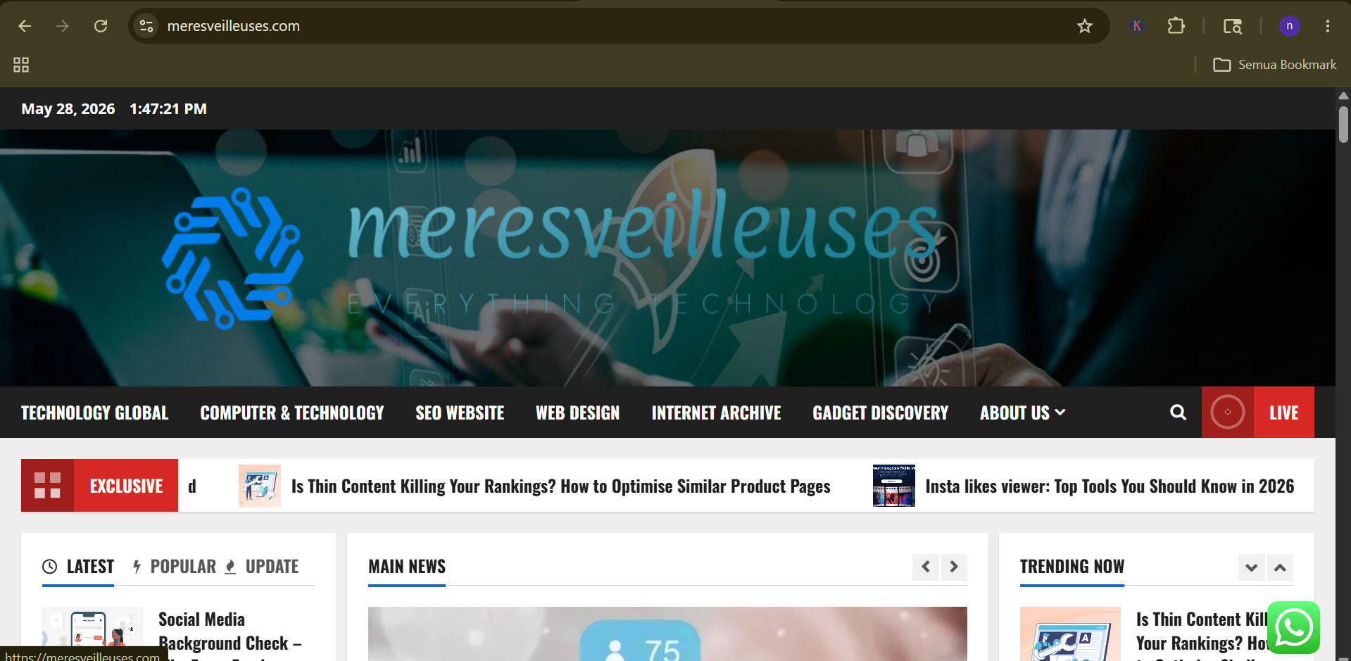 Meresveilleuses  Everything Technology