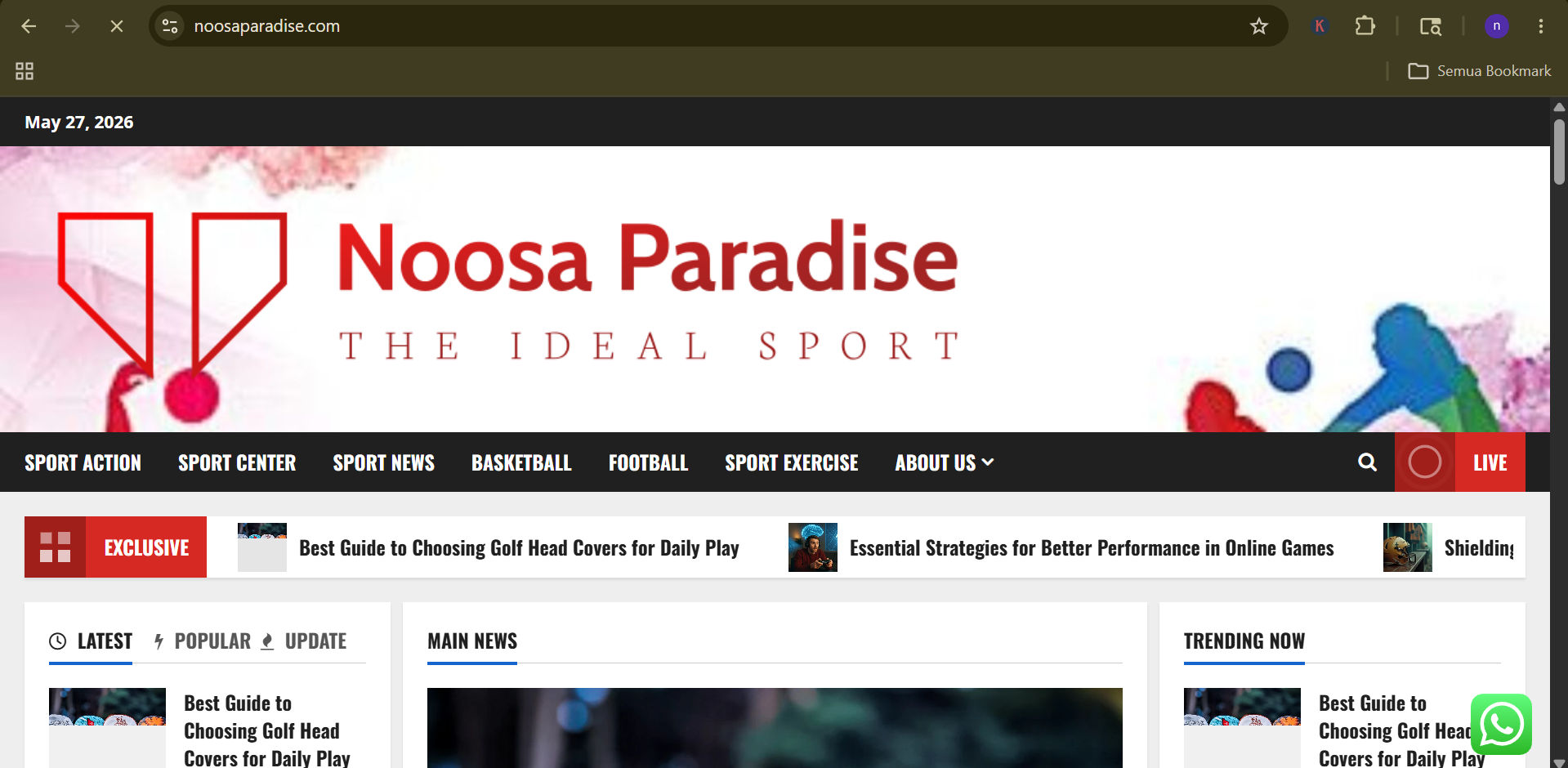 Noosaparadise  The Ideal Sport