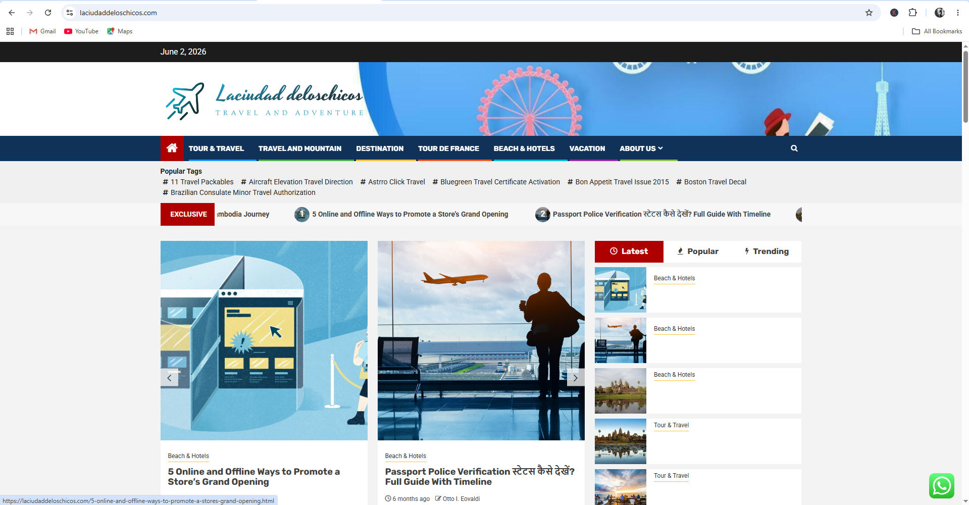 Laciudad Deloschicos  Travel And Adventure