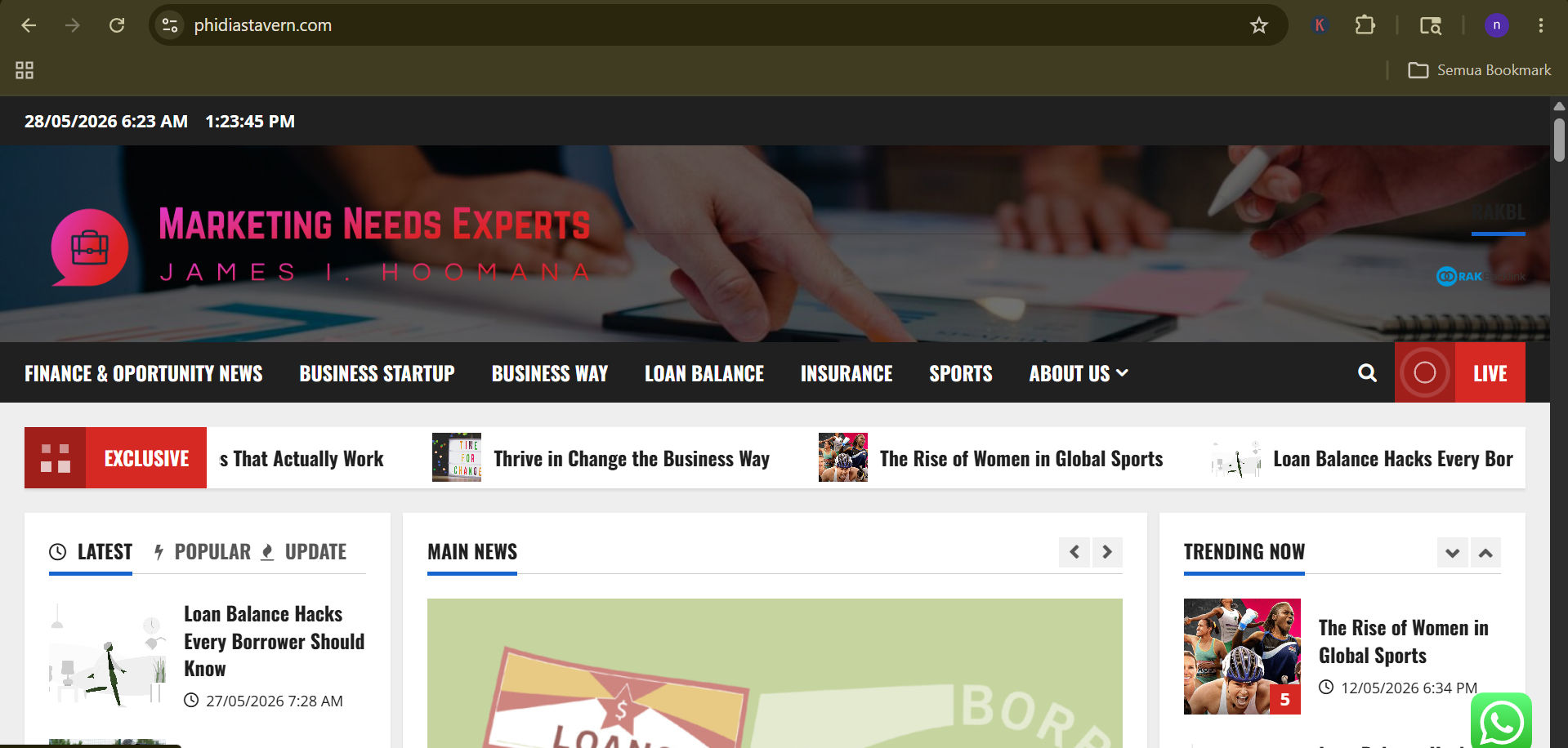 Phidiastavern  Marketing Needs Experts