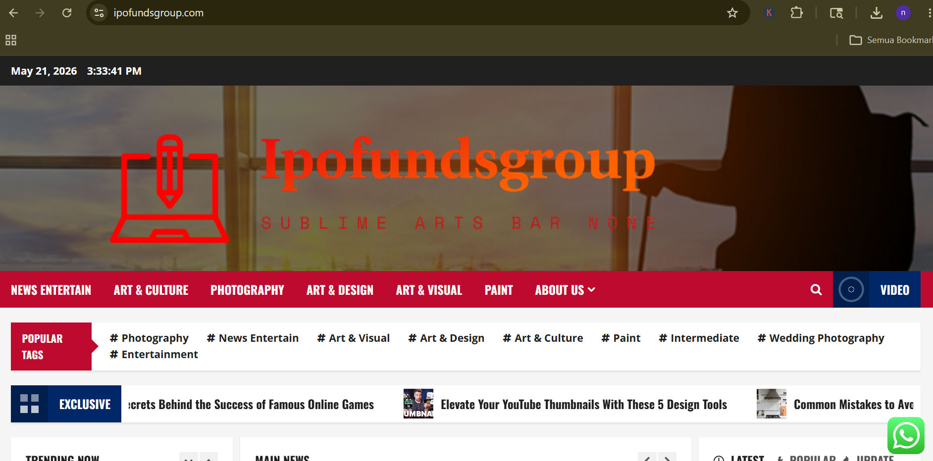 Ipofundsgroup    Sublime Arts Bar None