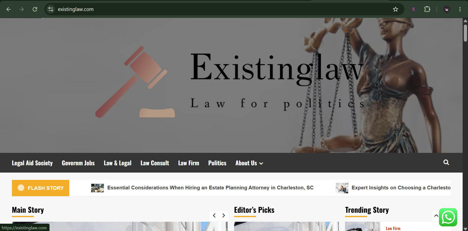Existinglaw   Law For Politics