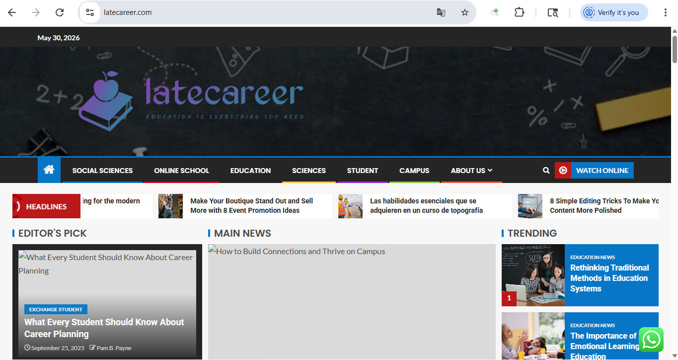 Latecareer   Education Is Everything You Need
