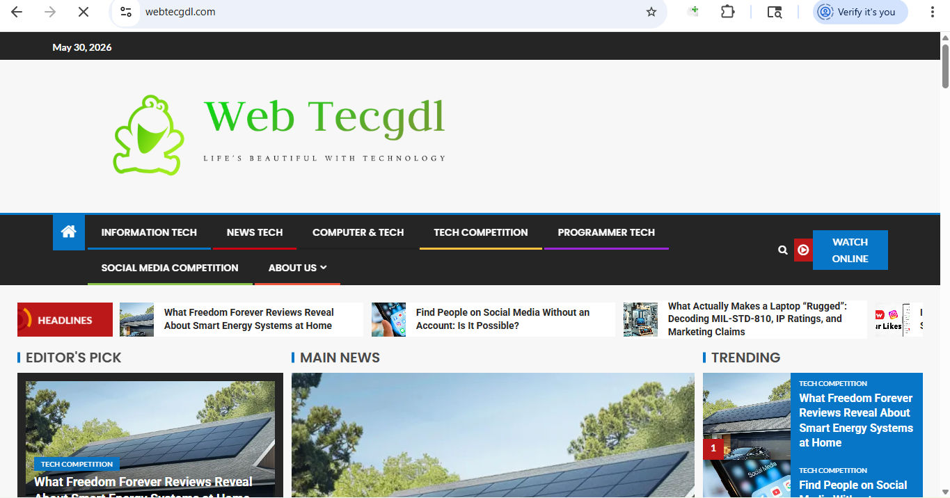 Webtecgdl  -  Life's Beautiful With Technology