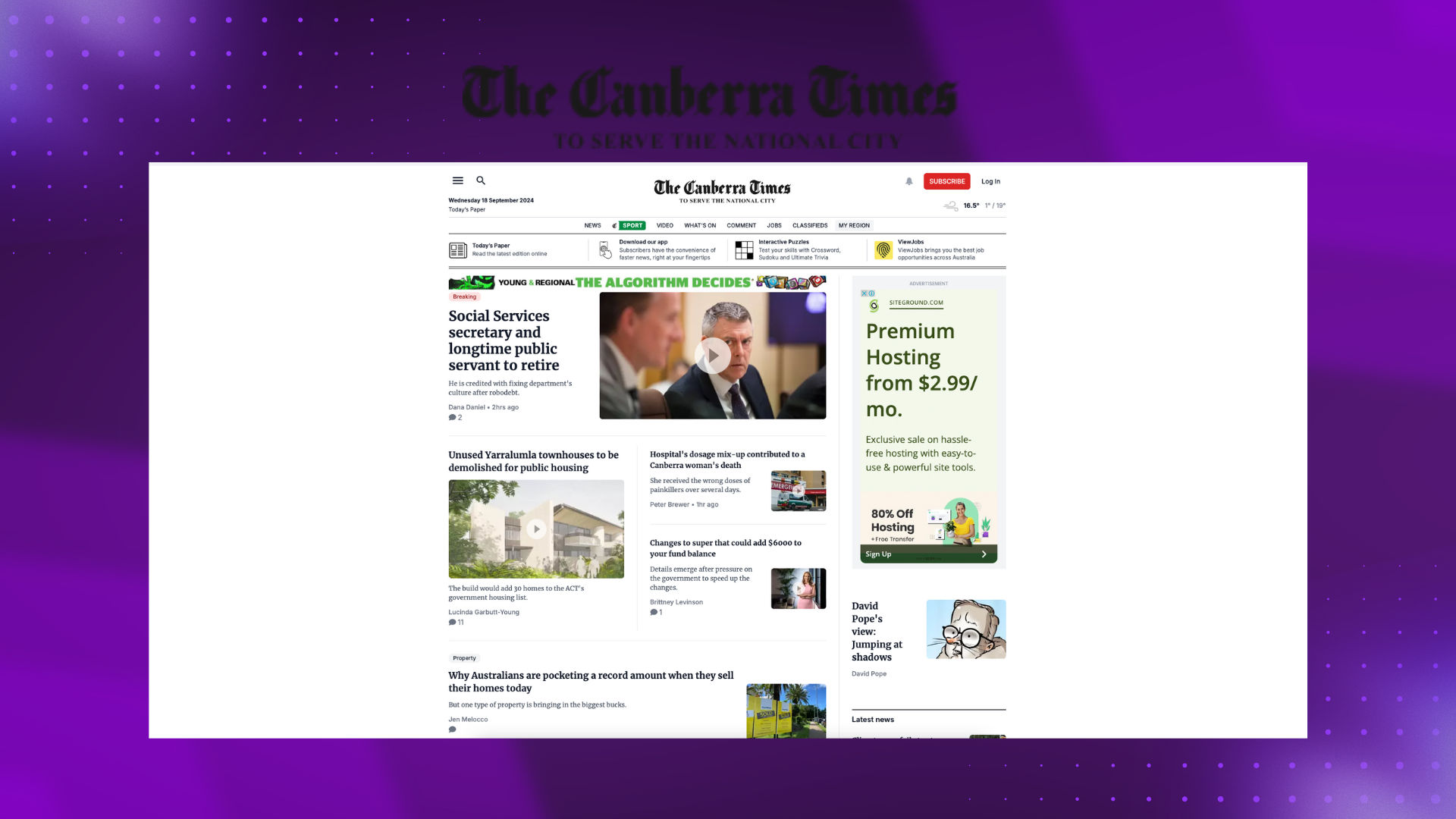 Accessily - Guest Post on The Canberra Times