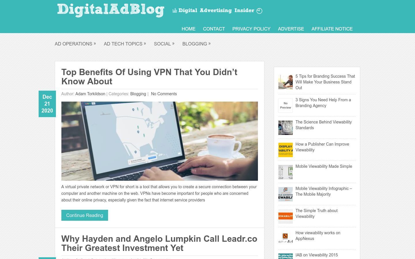 Digital Ad Blog