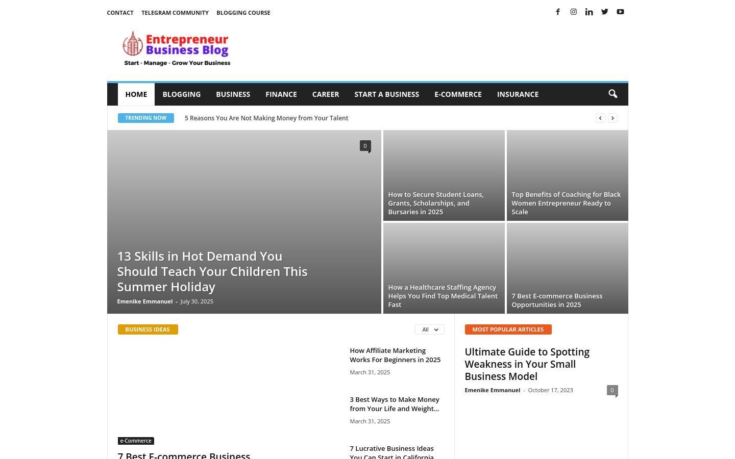 Entrepreneurbusinessblog