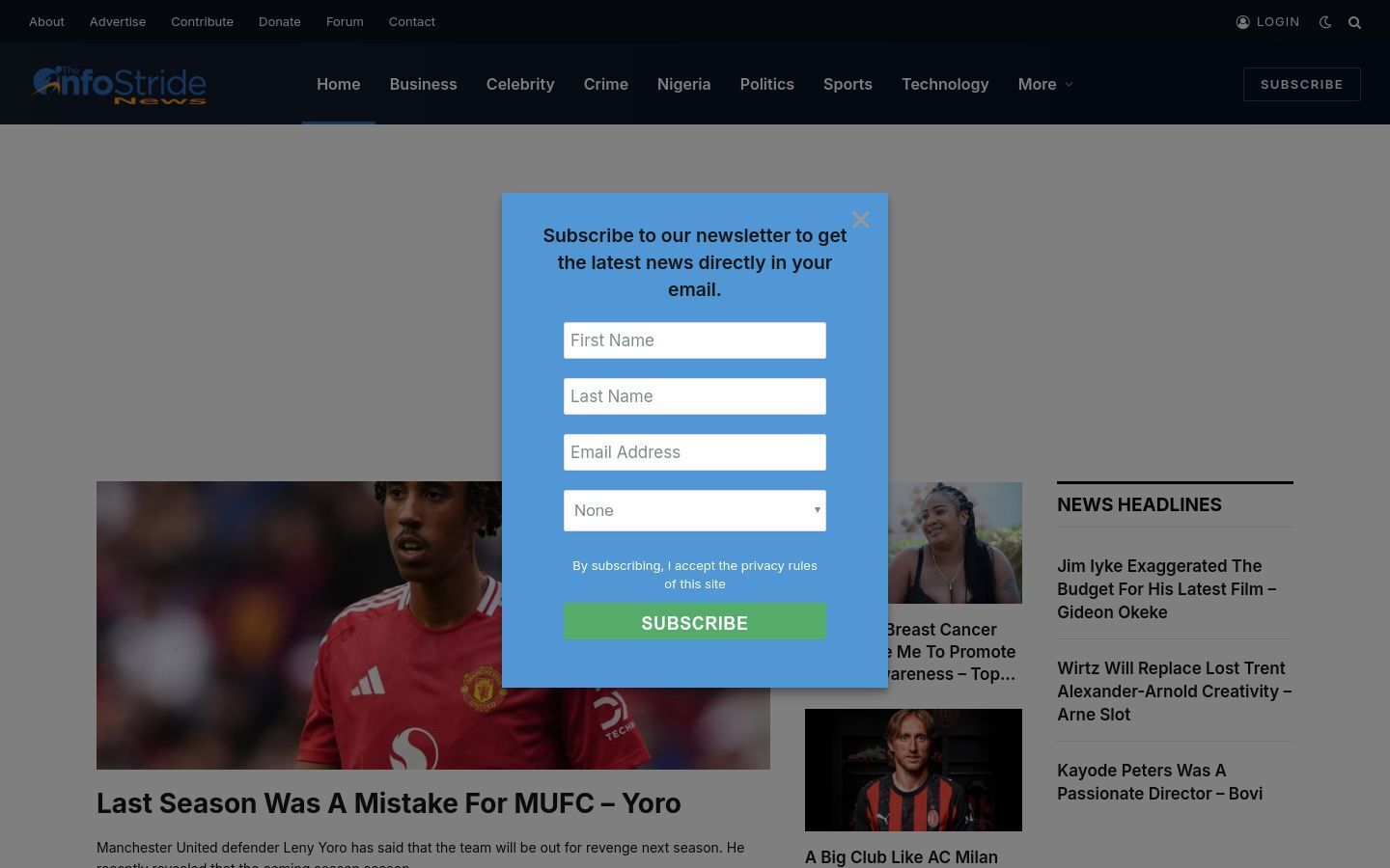 The InfoStride