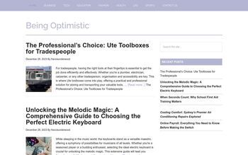 Beingoptimistic