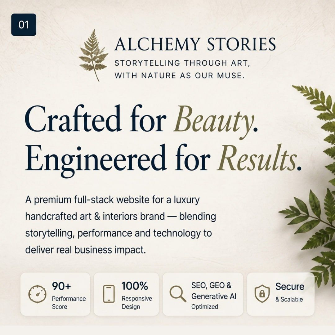 Crafted for Beauty, Engineered for result