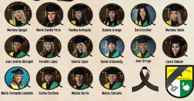 Tragedia vial en Antioquia deja al menos 16 muertos tras accidente de bus con jóvenes egresados