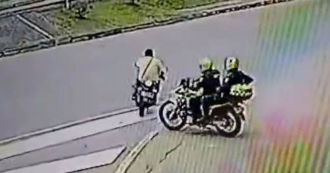 Apprehended criminal who always assaulted cyclists on a bridge