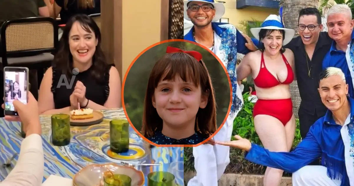 La actriz de Matilda, celebró su cumpleaños en Colombia: mira las fotos y videos