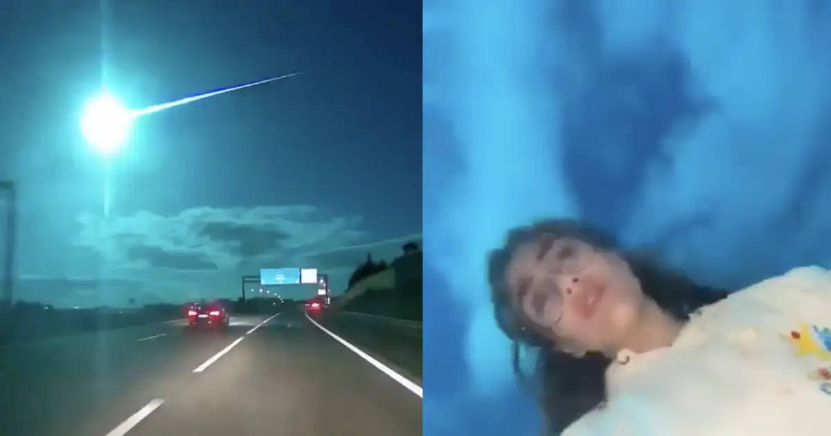 Meteorito ilumina los cielos de España y Portugal