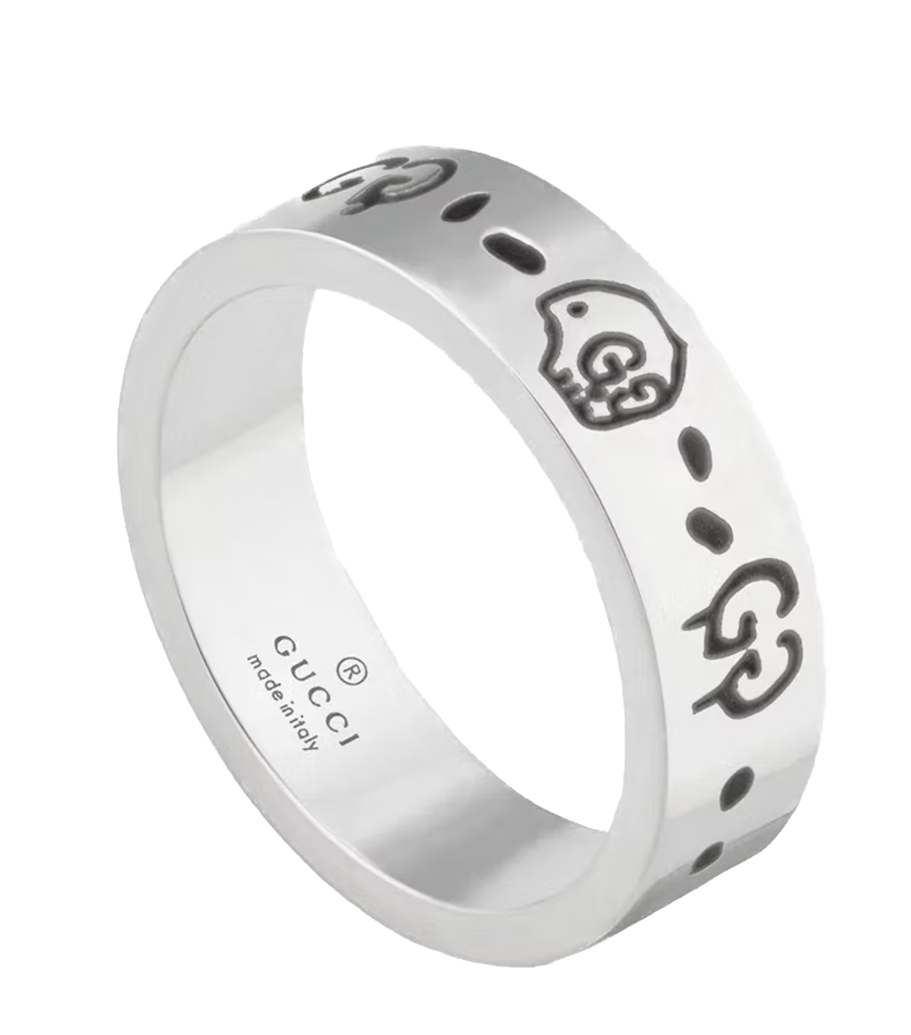 Gucci Ghost Ring Small Silver