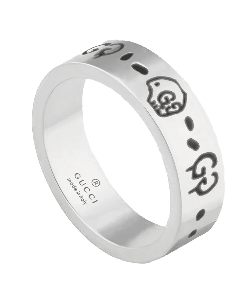Gucci Ghost Ring Small Silver