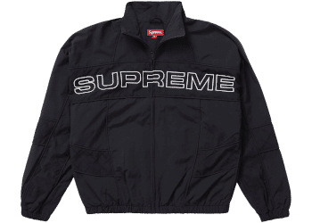 Supreme Jacquard Panel Track Jacket Black
