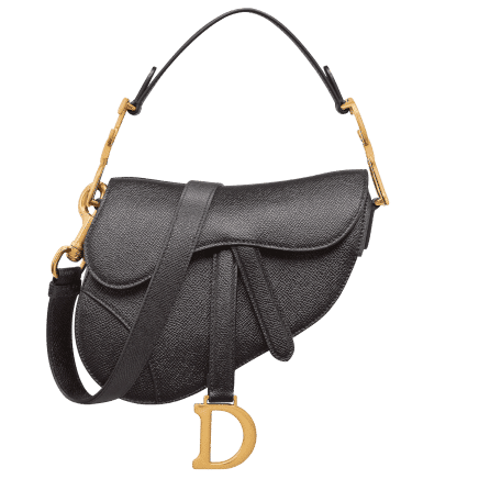 Dior Saddle Bag Calfskin Black
