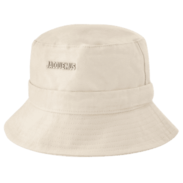 Jacquemus Le Bob Gadjo Canvas Bucket Hat Beige